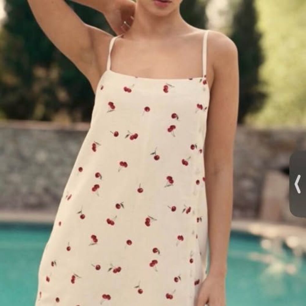 Abercrombie Cotton Cherry Skort Dress M NWT